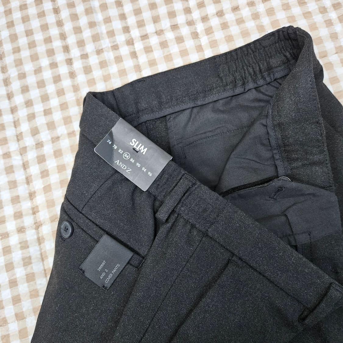 미착용 앤드지 스판 슬랙스 남자32 상품이미지2