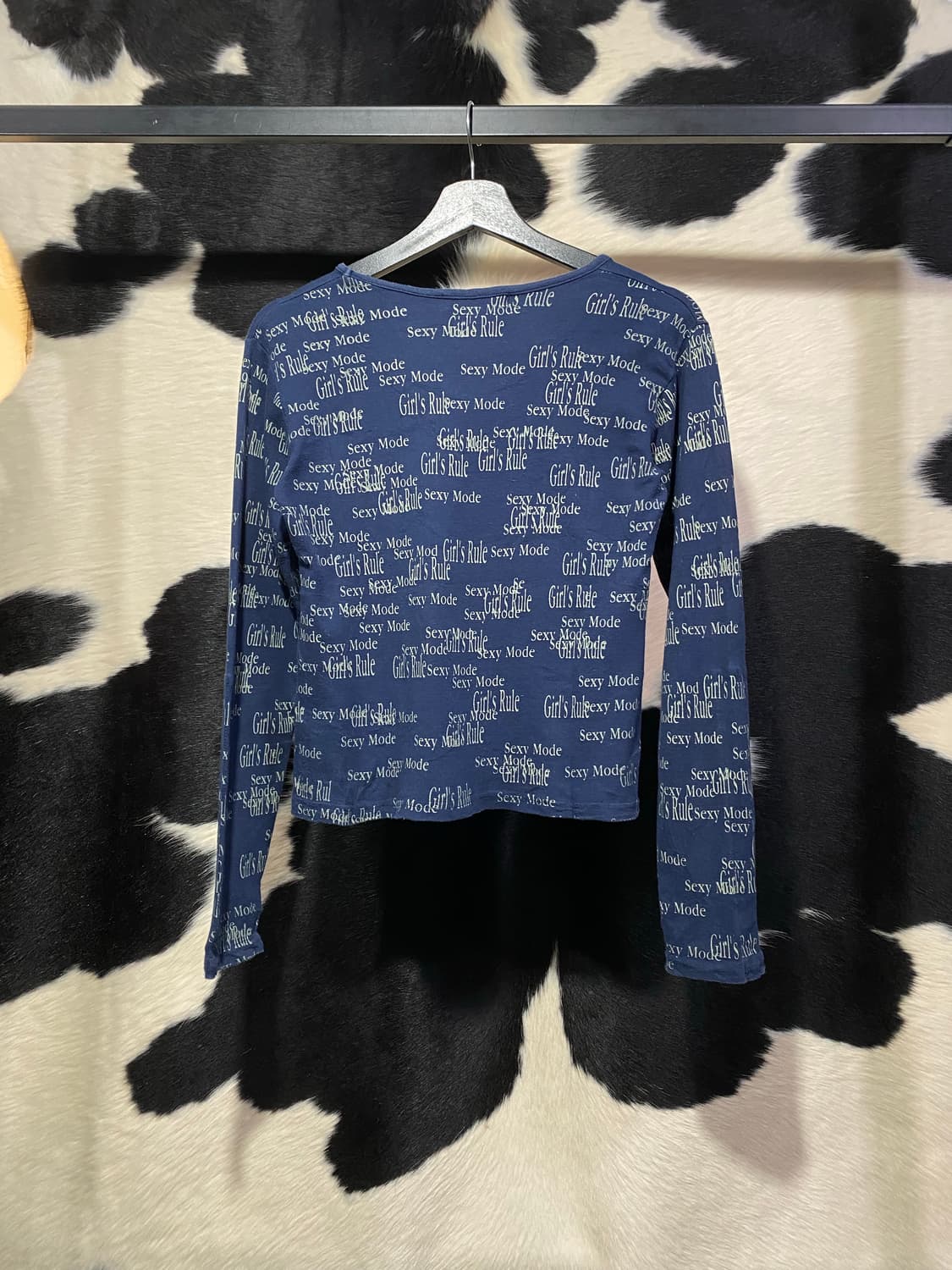 Japanese vtg y2k 프린팅 슬림핏 롱슬리브 상품이미지5