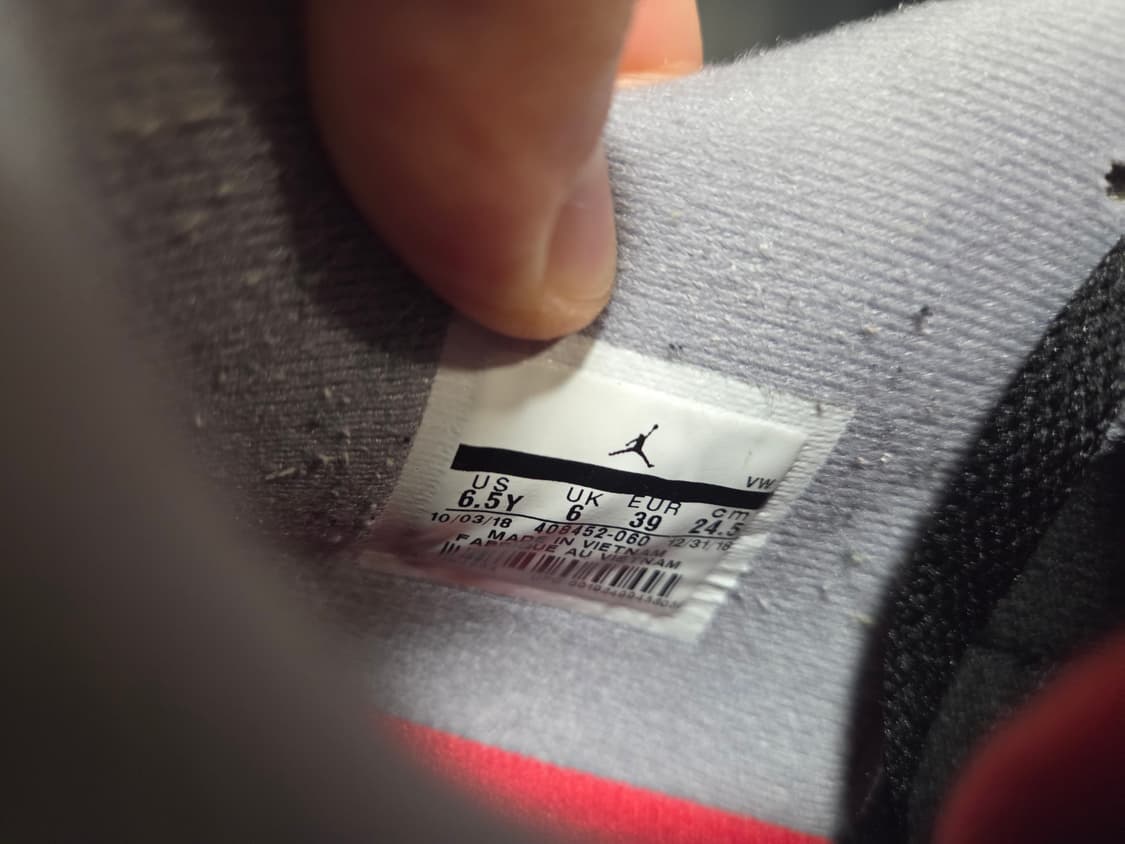 (GS) Jordan 4 Retro Bred 2019 245mm 상품이미지4