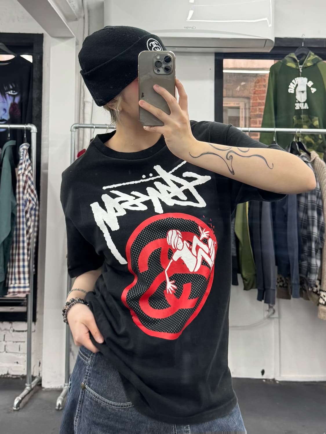 00s 더블링크 스투시 티셔츠 상품이미지2