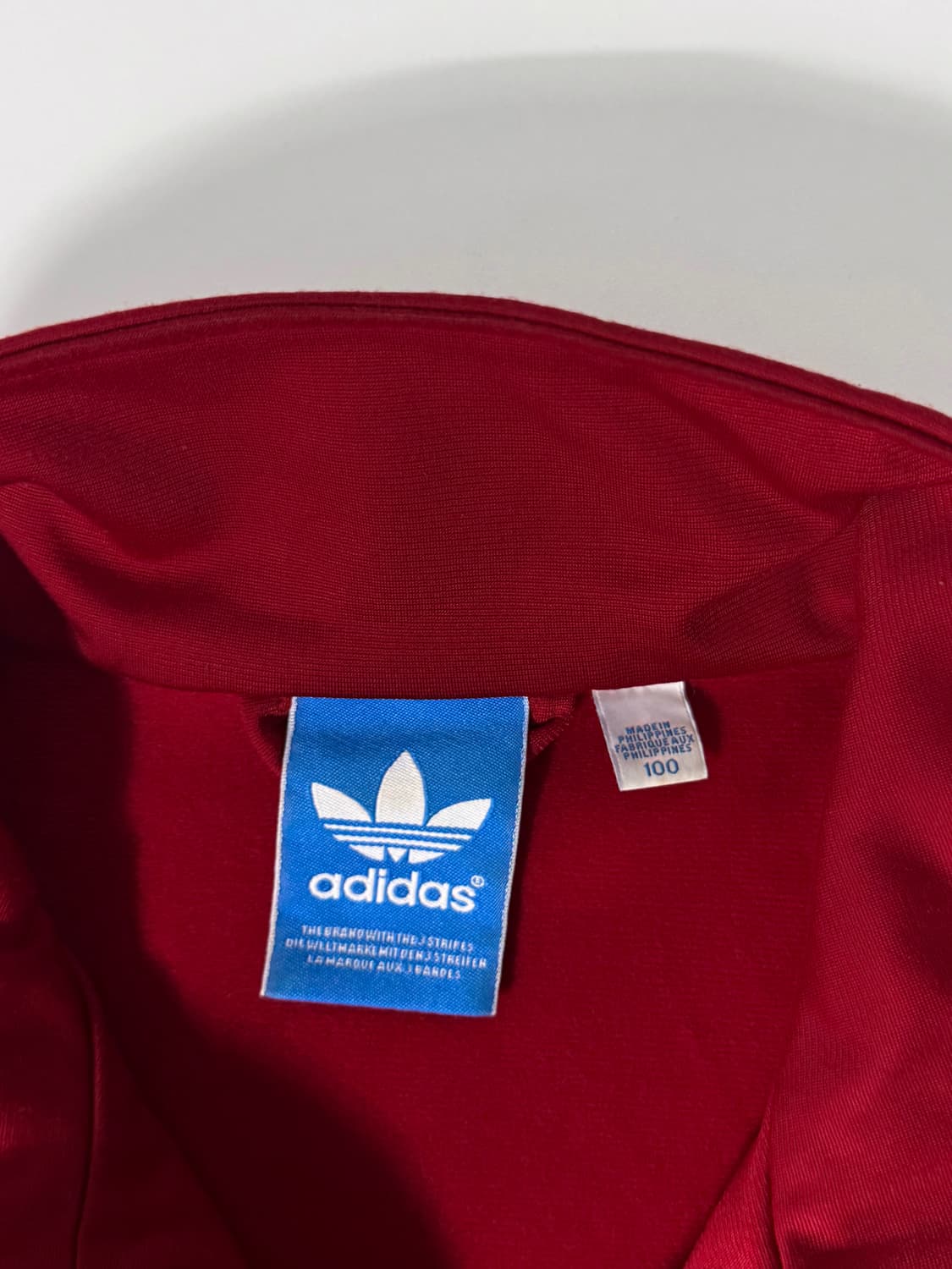 아디다스 루즈핏 다크 레드 구 파이어버드 트랙 져지 상품이미지3