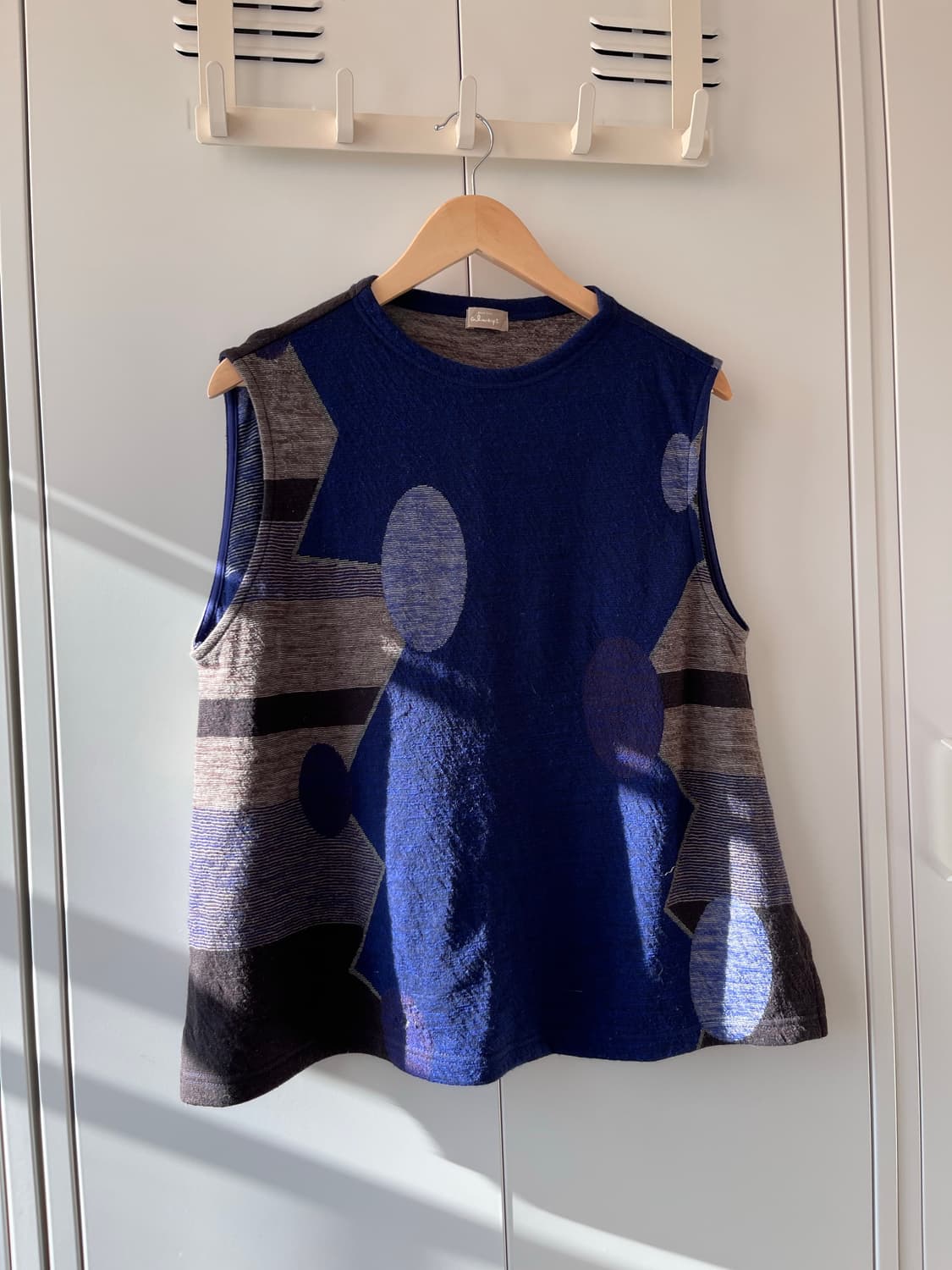 Always 블루 패턴 조끼 슬리브리스 상품이미지2