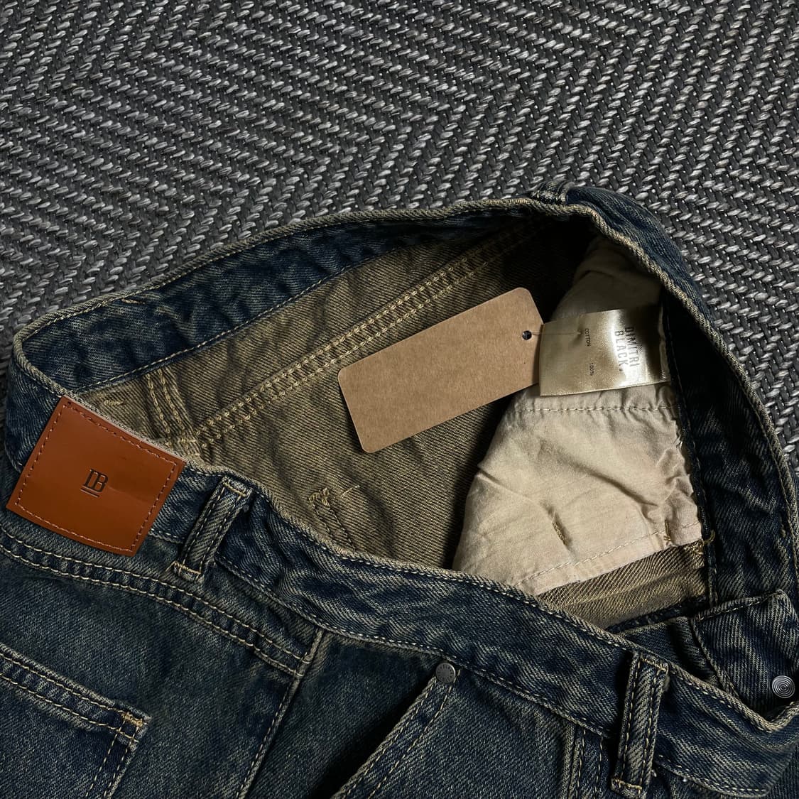 디미트리블랙 워싱 데님 카펜터 버뮤다 팬츠y 4818 상품이미지6