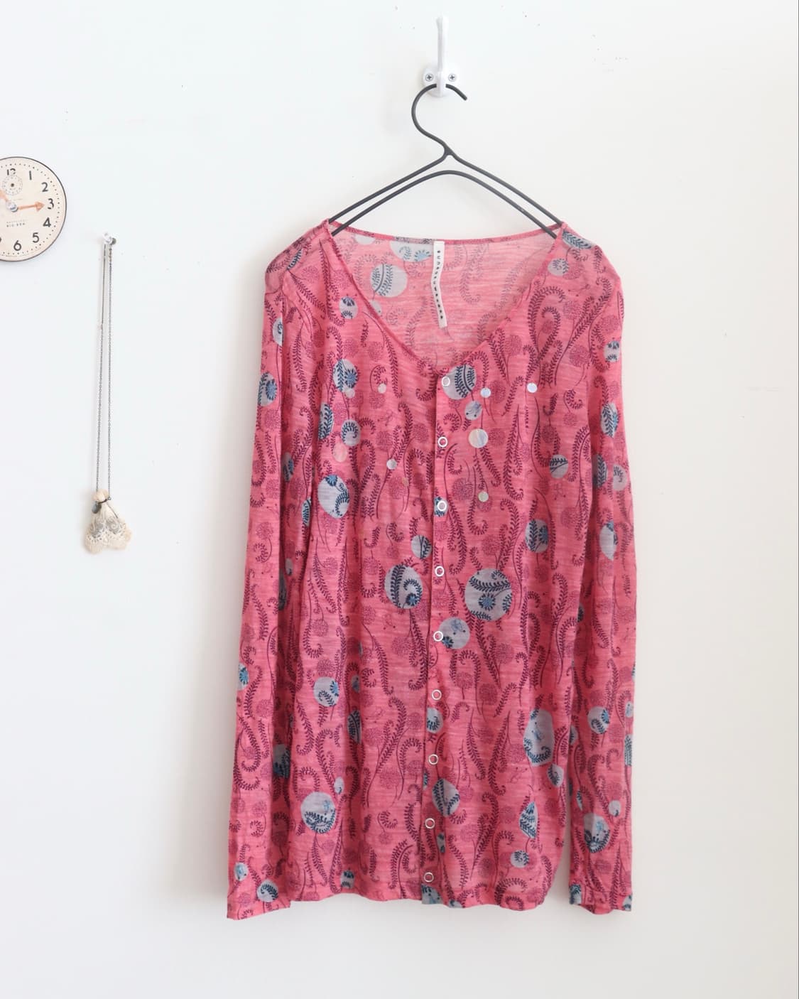 [Sunao Kuwahara] Pink Sequin Cardigan 상품이미지8