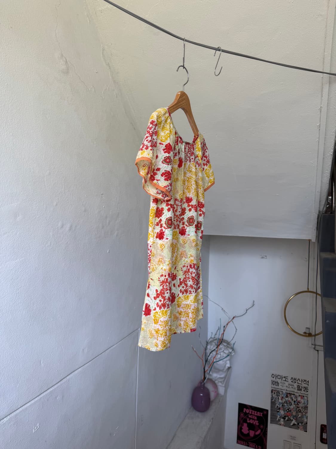 페어리 퍼프 소매 와이드 숄더 블라우스 상품이미지7