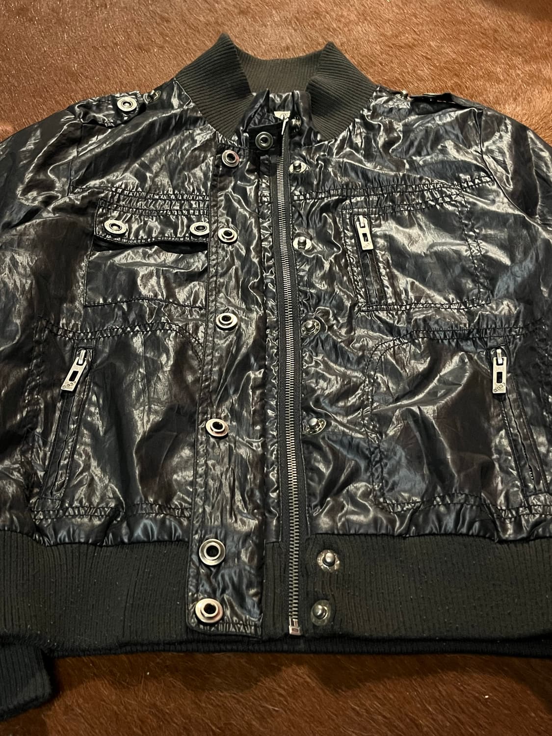 빈티지 나일론 스냅 자켓 상품이미지9