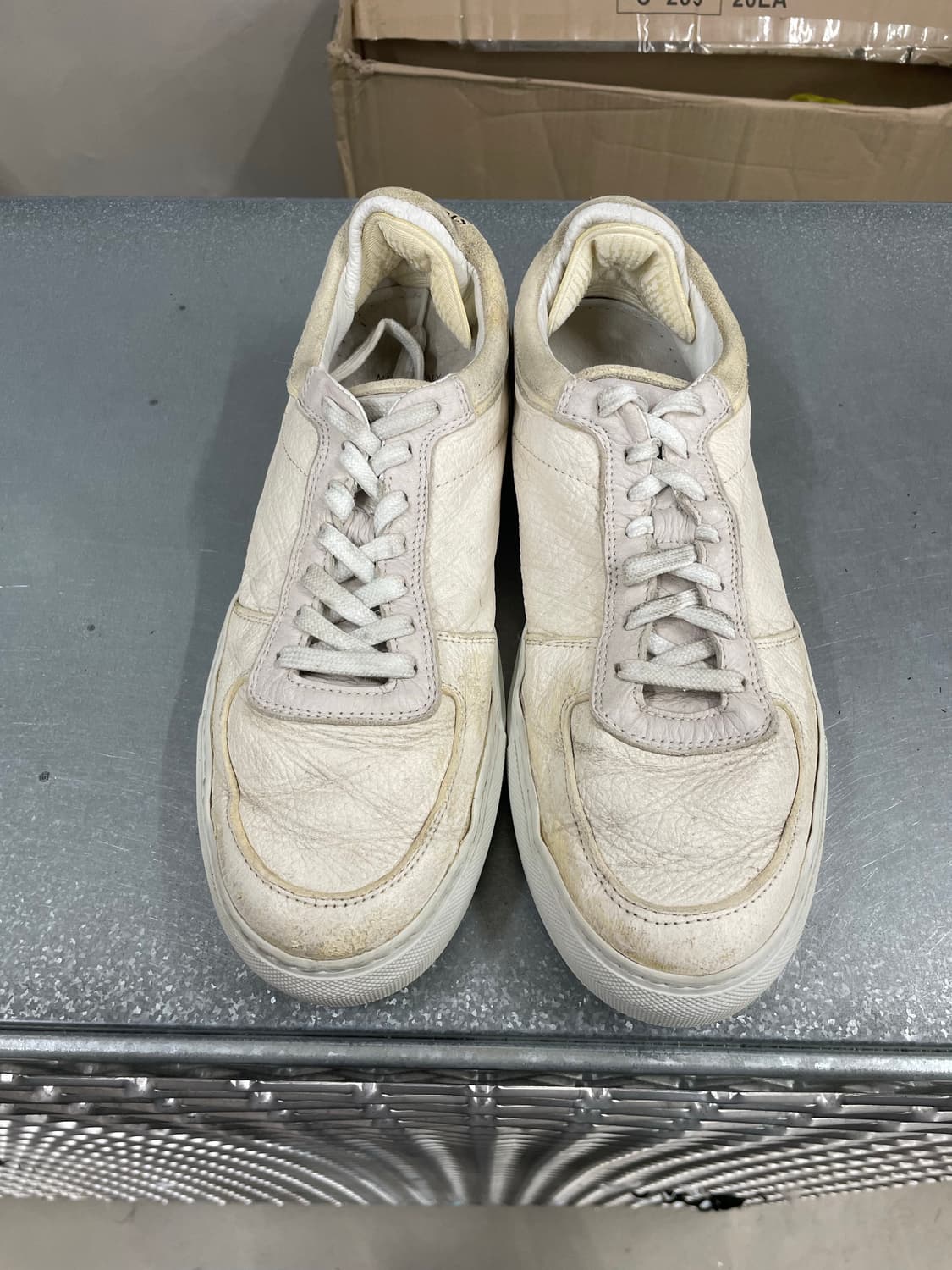 스톤아일랜드 X 디에메 스니커즈 화이트 46 상품이미지5