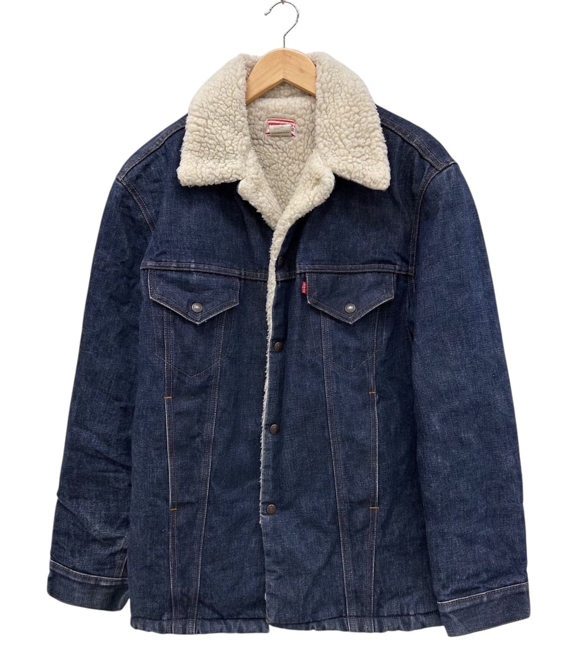 70s 리바이스 쉐르파 데님 청자켓 (42,XL) 상품이미지1