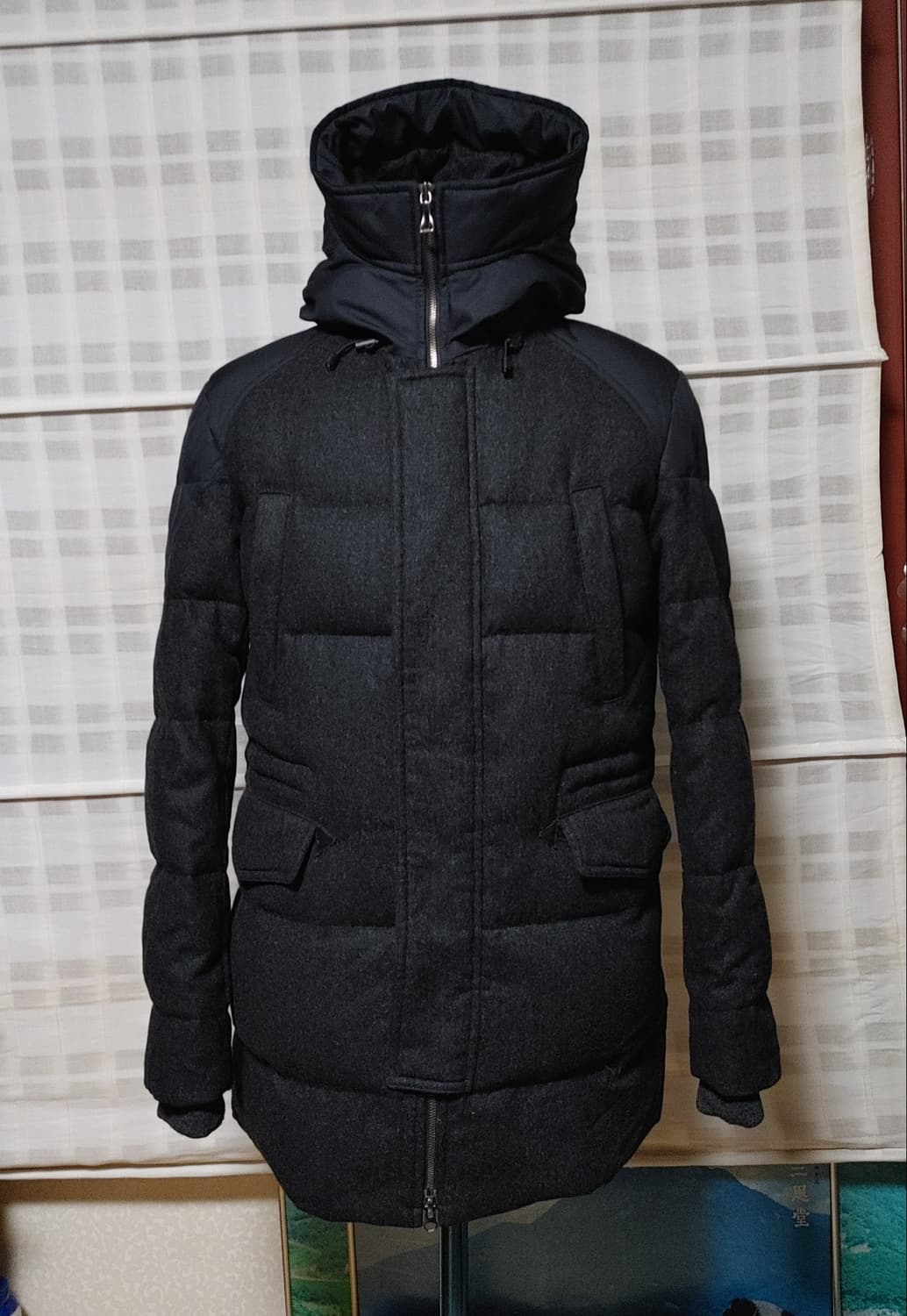 (구스다운) 솔리드옴므 패딩 점퍼 100 (슬림) 상품이미지4