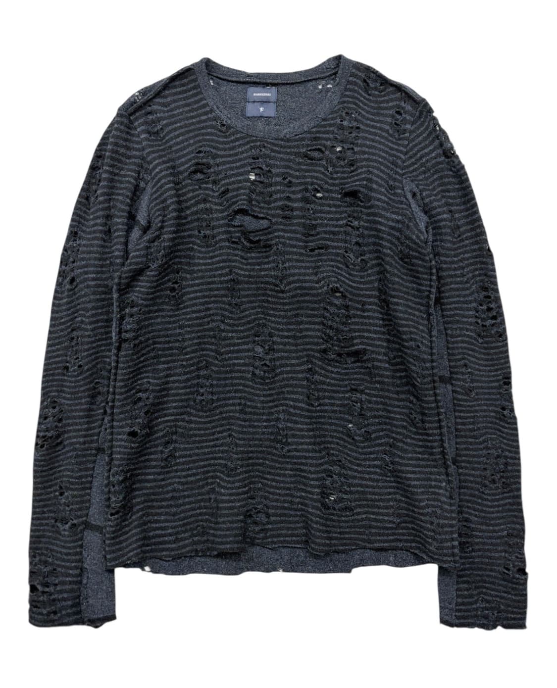 17fw 미하라 야스히로 디스트레스드 롱 슬리브 니트 상품이미지1