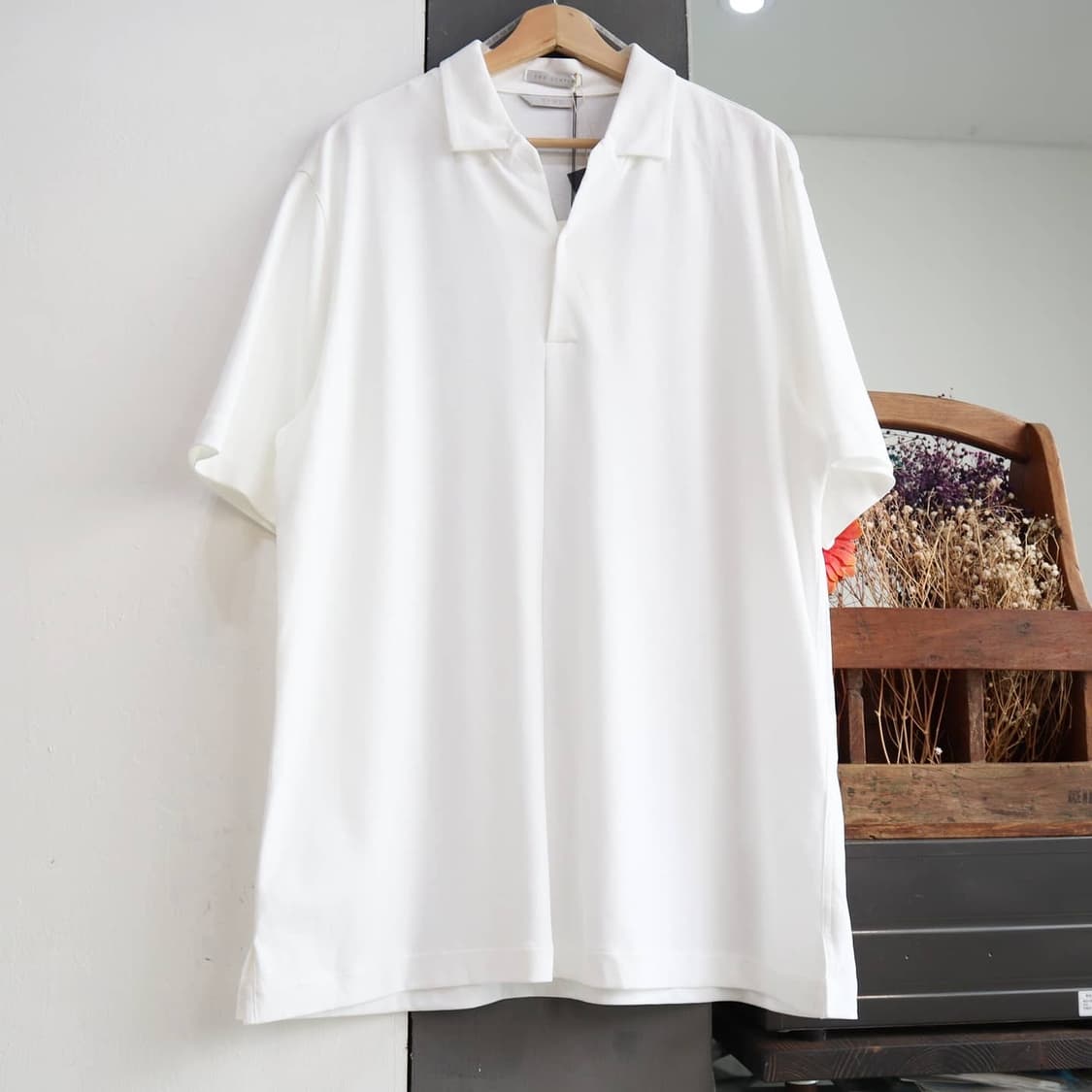 TIME 카라넥 하프티셔츠 상품이미지1