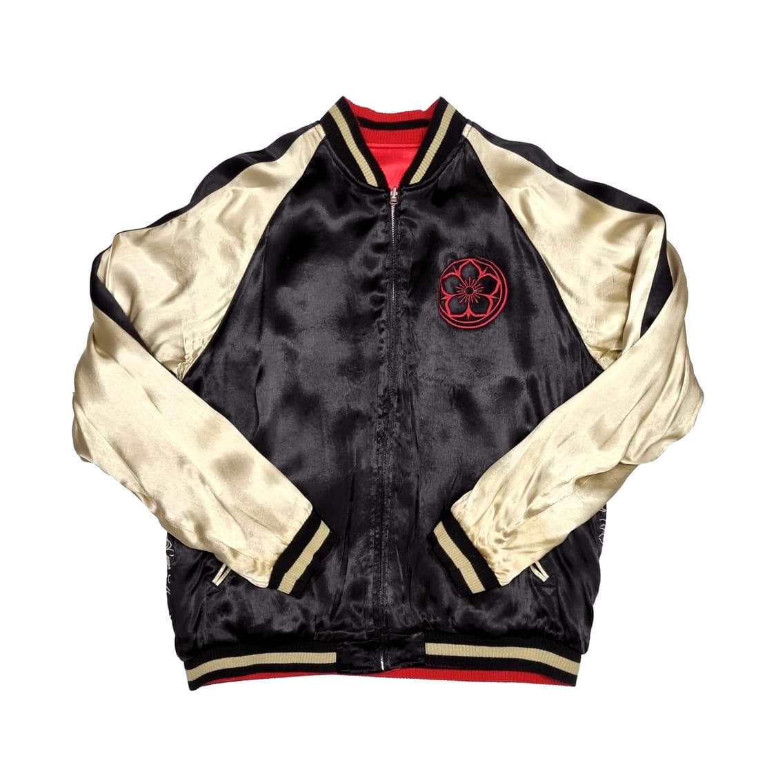 백화요란 | 육장생 양면 스카쟌 | 레드, 아이보리 | XL 상품이미지7