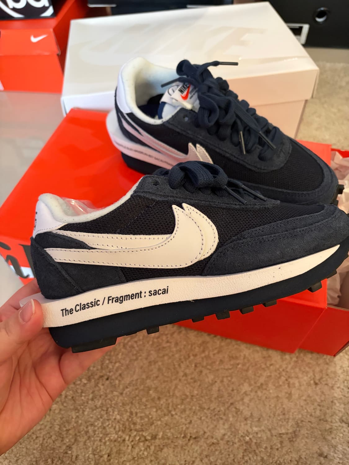 (택붙은 풀박스 새제품) 나이키 사카이 230사이즈 상품이미지2