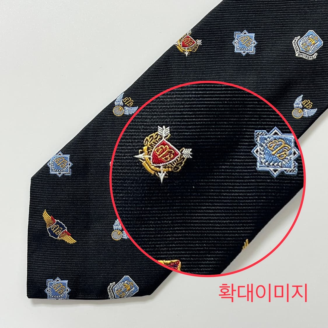 새상품 정품 명품 브룩스 브라더스 넥타이 9.5 블랙 상품이미지7