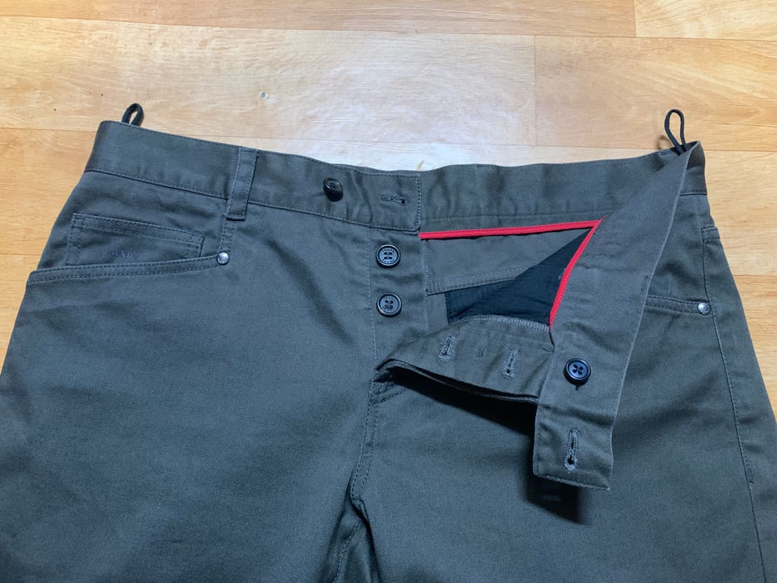 PRADA 프라다 크롭팬츠(코튼)50 사이즈 상품이미지4