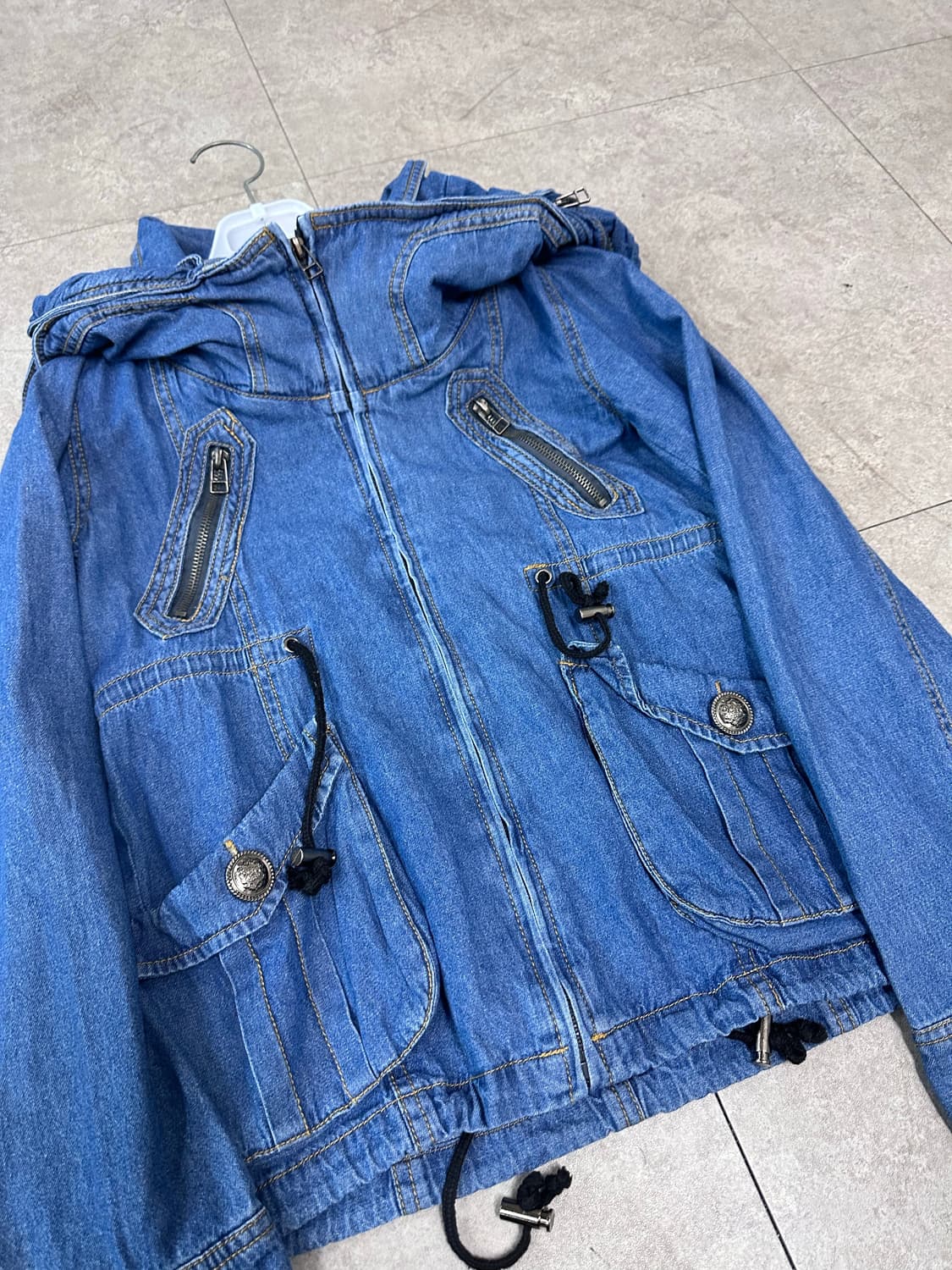 denim multi pocket jk 상품이미지5