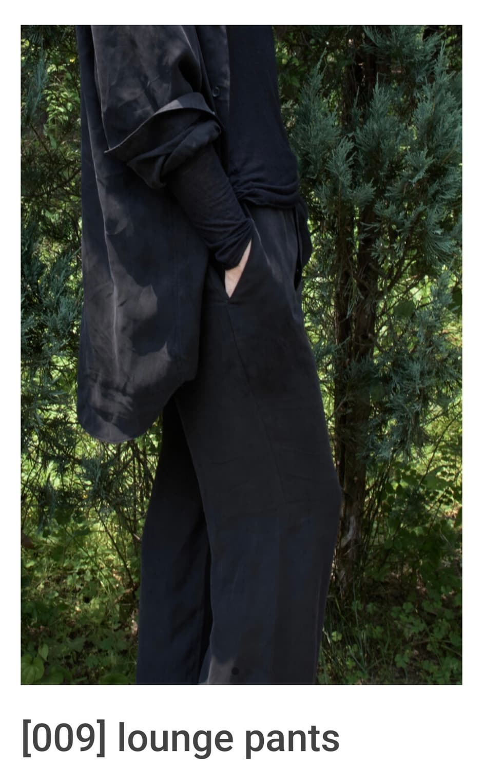 [4] mudule lounge pants / cupra (블랙) 상품이미지1