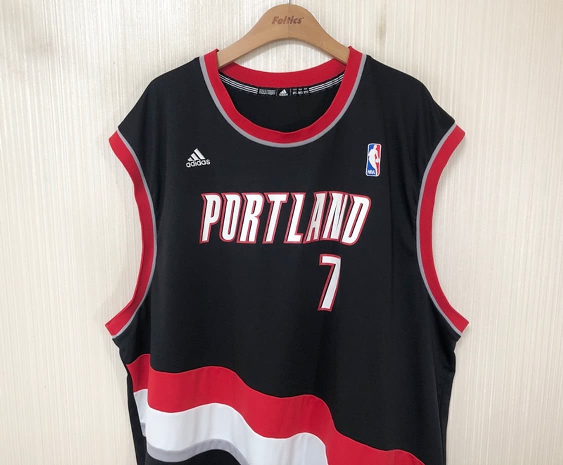 NBA 아디다스 포틀랜드 트레일블레이져스 유니폼 2XL #7 브랜든 로이 상품이미지2
