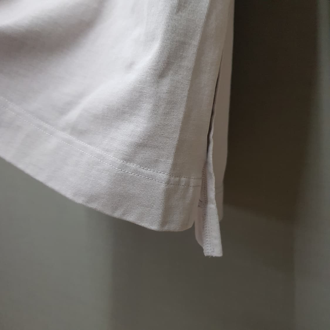 한섬 타임 2021 오버핏 하프 슬리브 티셔츠 100사이즈 상품이미지4