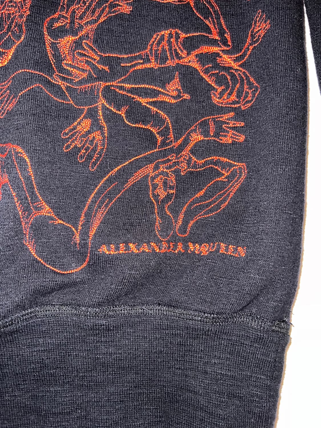 SS21 Alexander McQeen 풀자수 맨투맨 상품이미지3