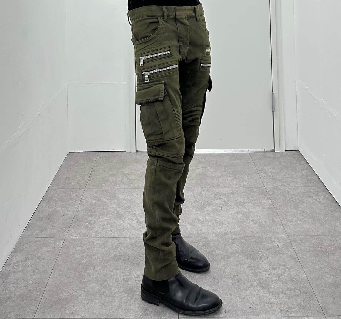 Balmain Multi-Zip Biker Jeans 상품이미지7