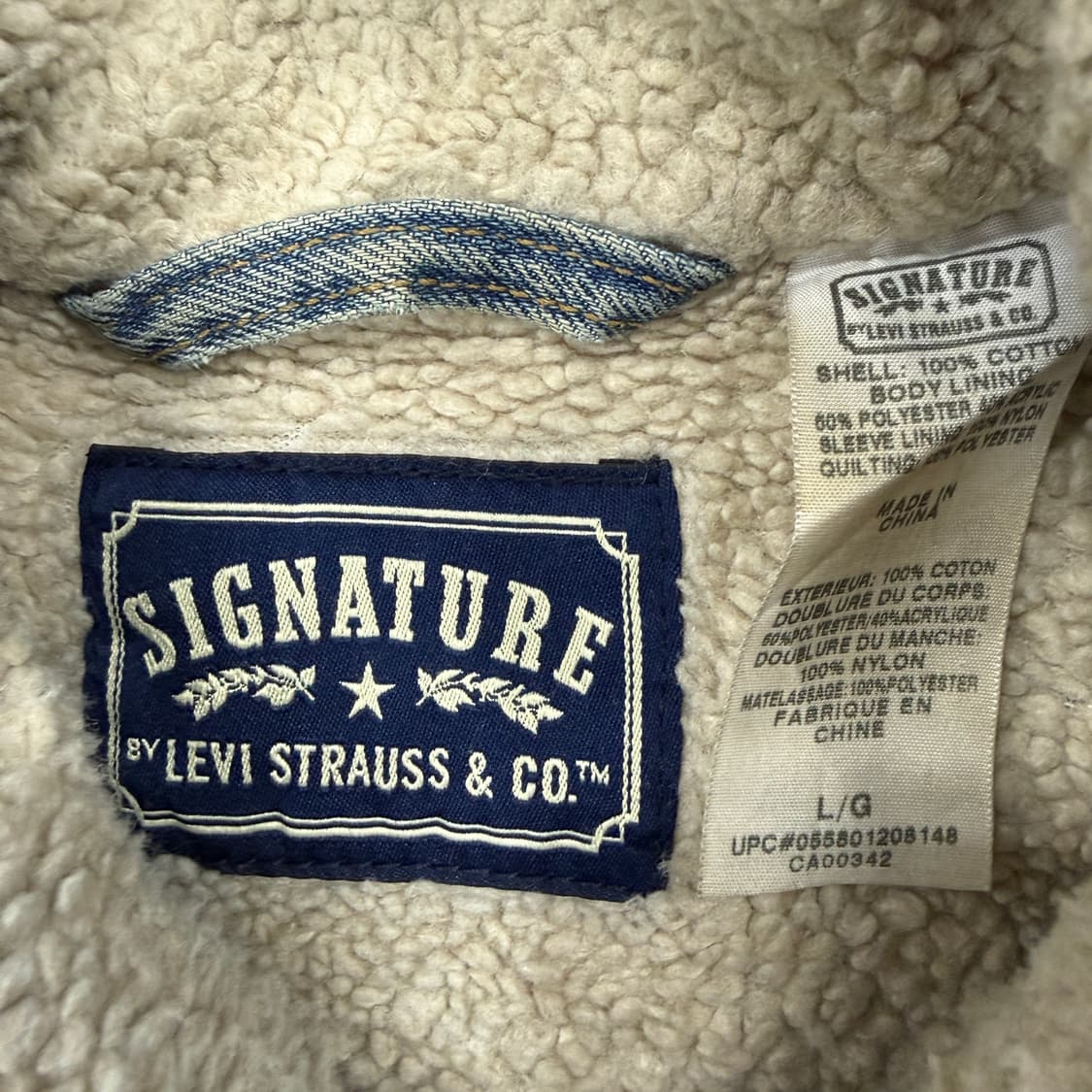 (L)00s 리바이스 Levis 시그니쳐 데님 쉐르파 자켓 상품이미지2