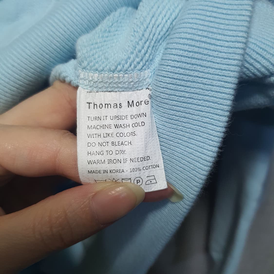 토마스모어 남성 래글런 스웻 셔츠 L토마스모어 남성 래글런 스웻 셔츠  상품이미지4
