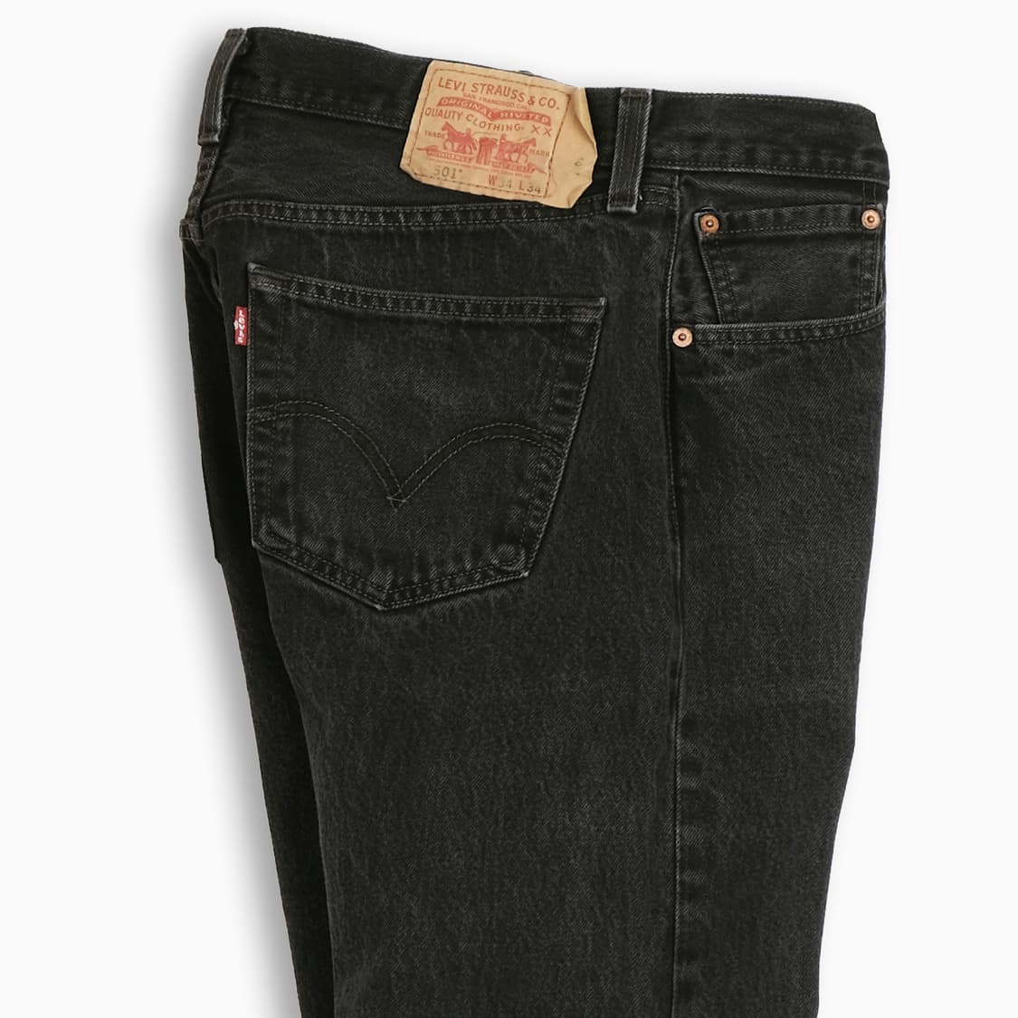 빈티지 리바이스 501 흑청 블랙진 33 인치 LV50134605 상품이미지5