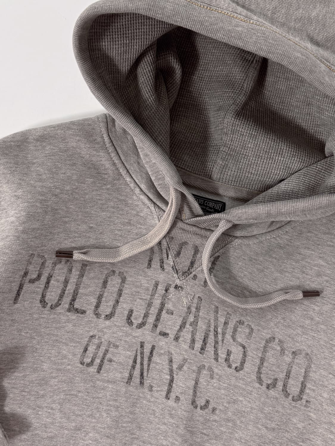 폴로 진스 컴퍼니 루즈핏 아메리칸 스텐실 로고 스웻 후드 상품이미지2