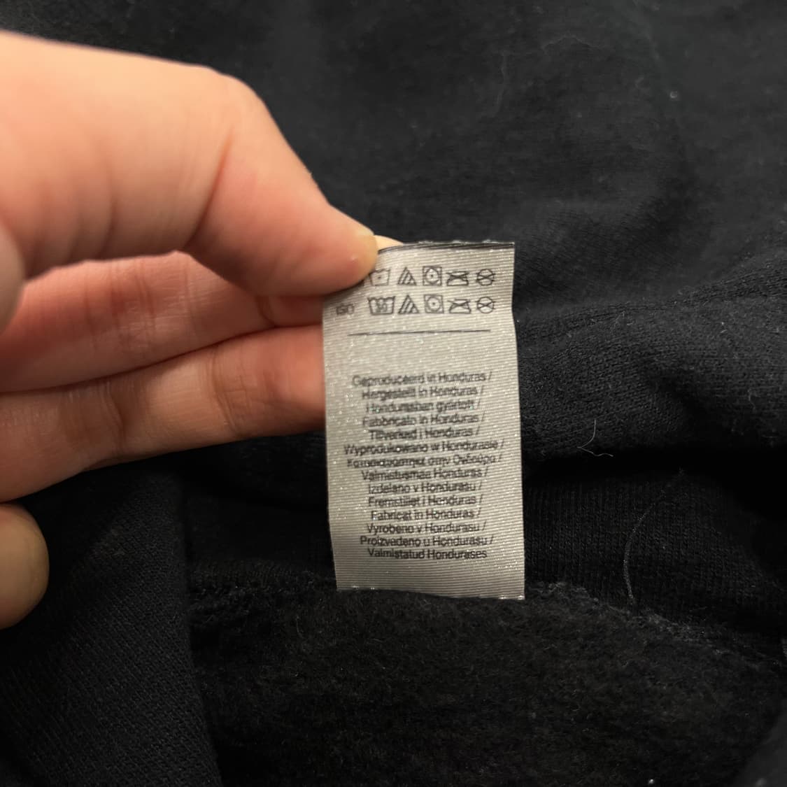 M Gildan 워존 블랙 후드티 상품이미지5