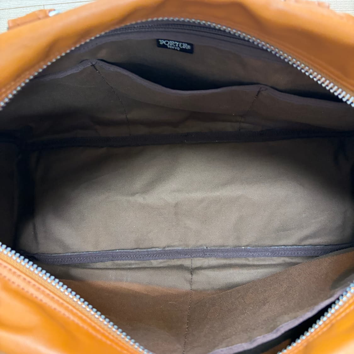 요시다포터 porter 프리스타일 보스턴백 카멜 상품이미지7