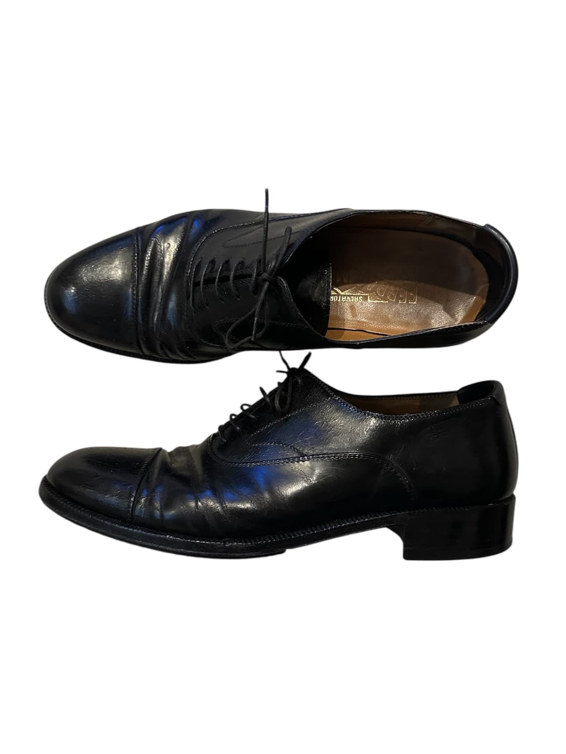 Ferragamo(페라가모) 빈티지 스트레이트 팁 더비 상품이미지1