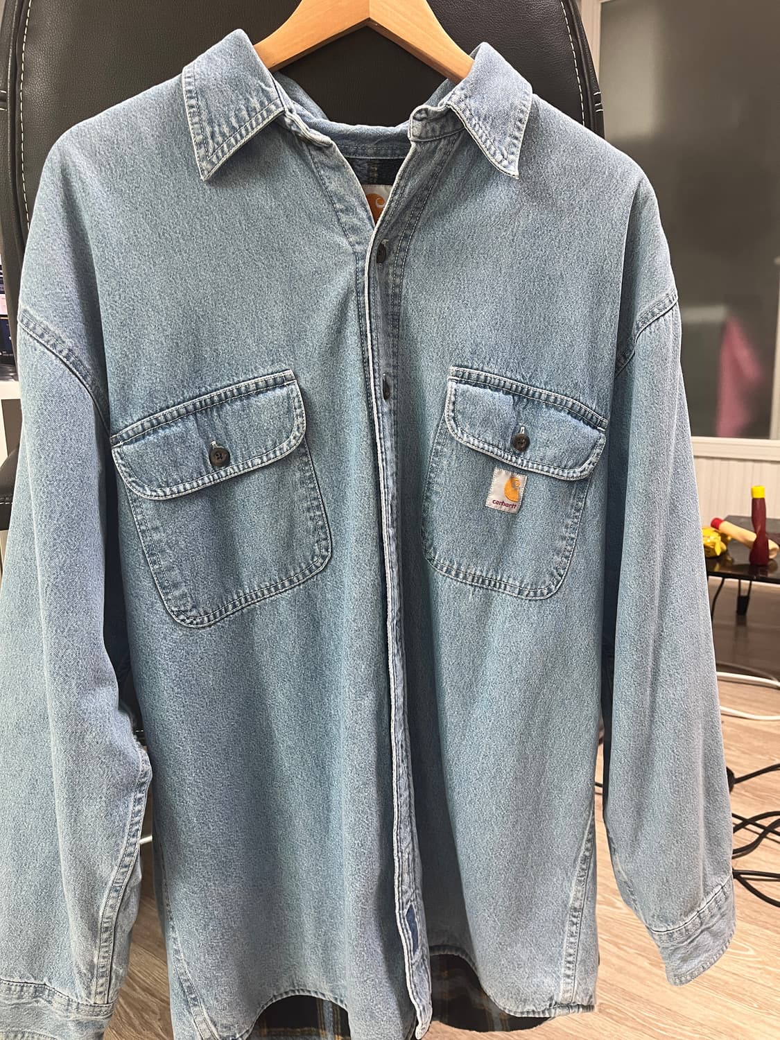 칼하트 데님 남방 상품이미지1