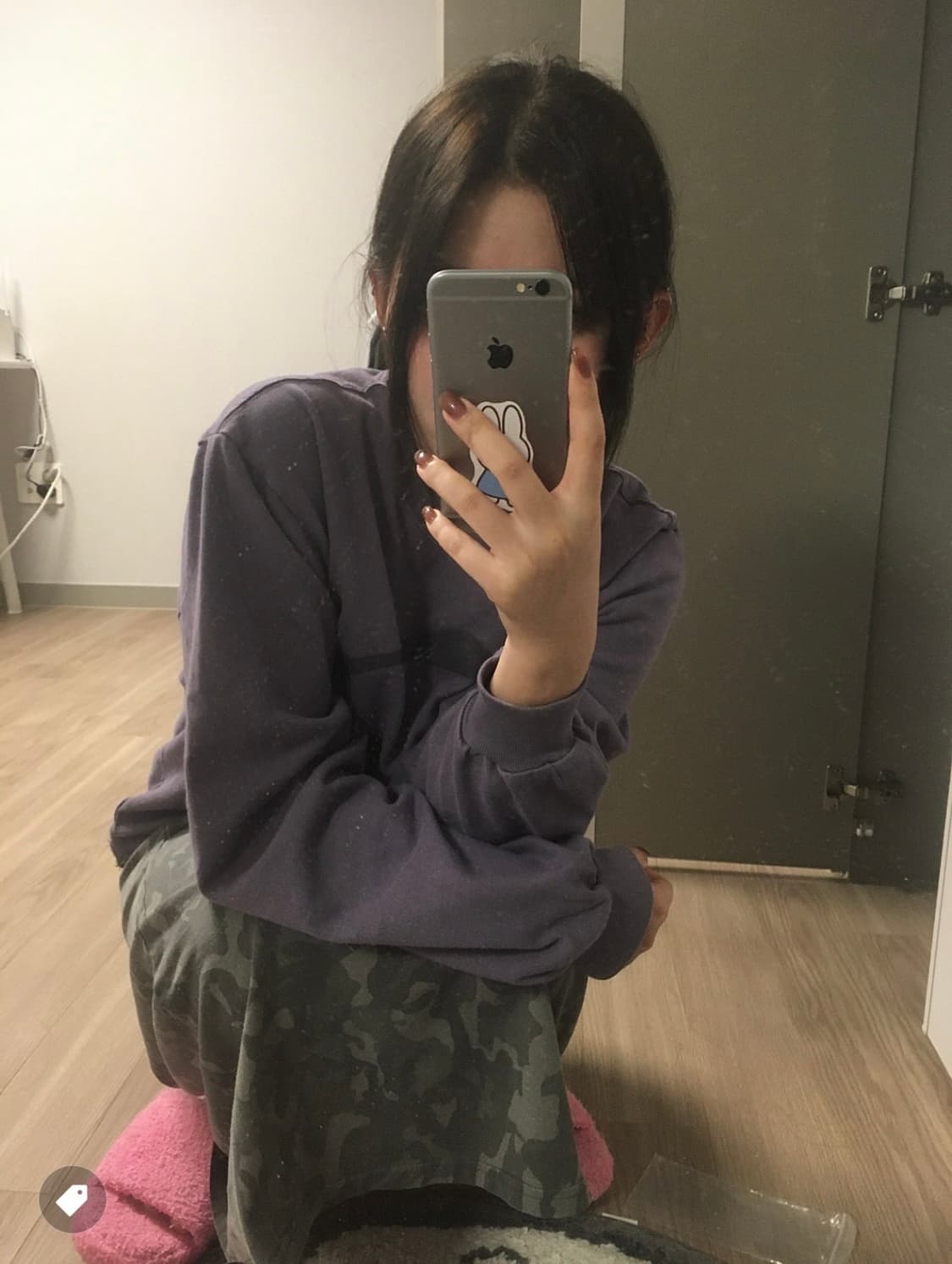 미스치프 23FW 롬버스 롱슬리브 퍼플 M 사이즈 상품이미지1