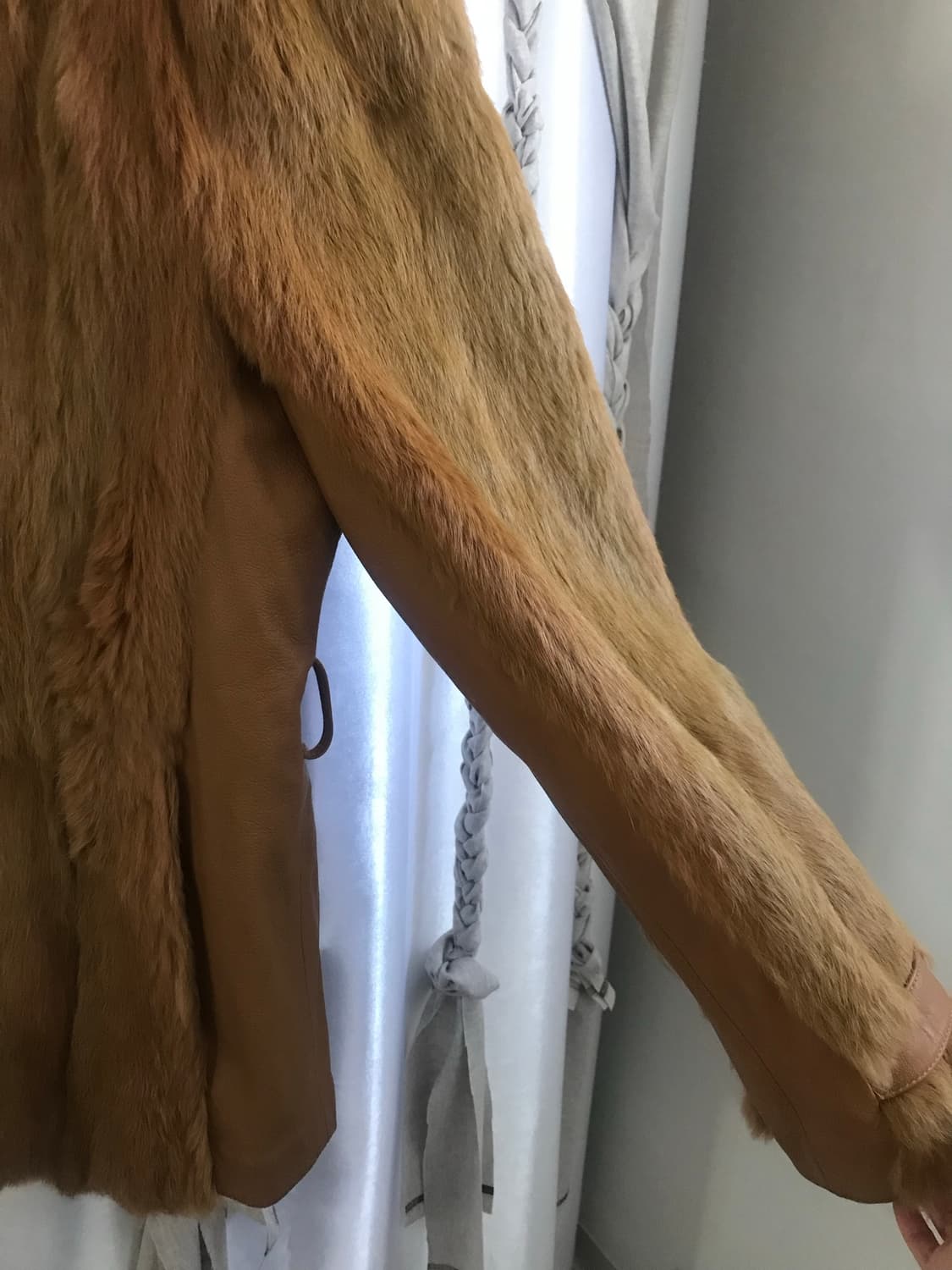 vintage leather fur jacket 상품이미지9