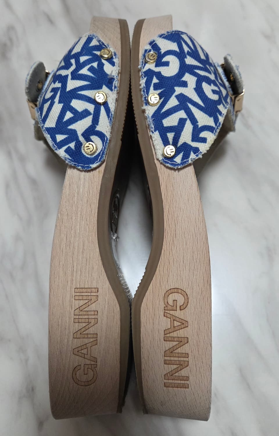 가니 X Dr.숄 우드솔 샌들 상품이미지5