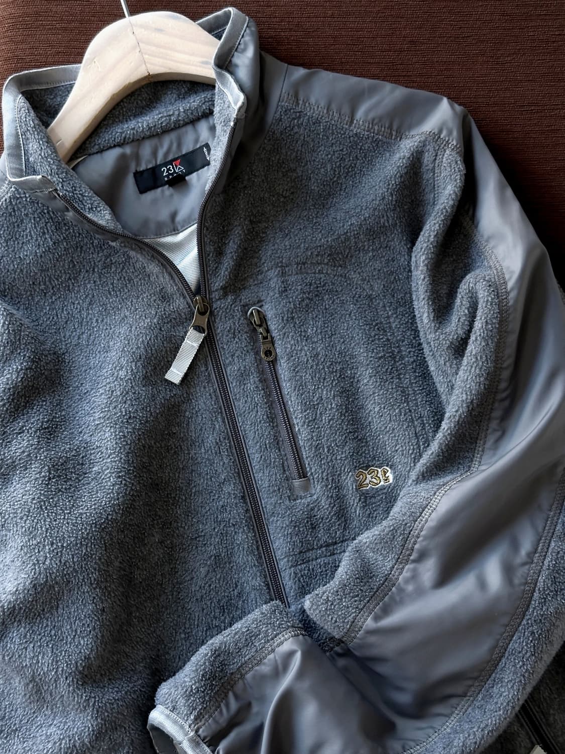 Fleece design zip blouson 상품이미지2