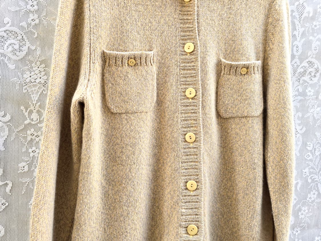 캐시미어 100% 니트 버튼 자켓 상품이미지3