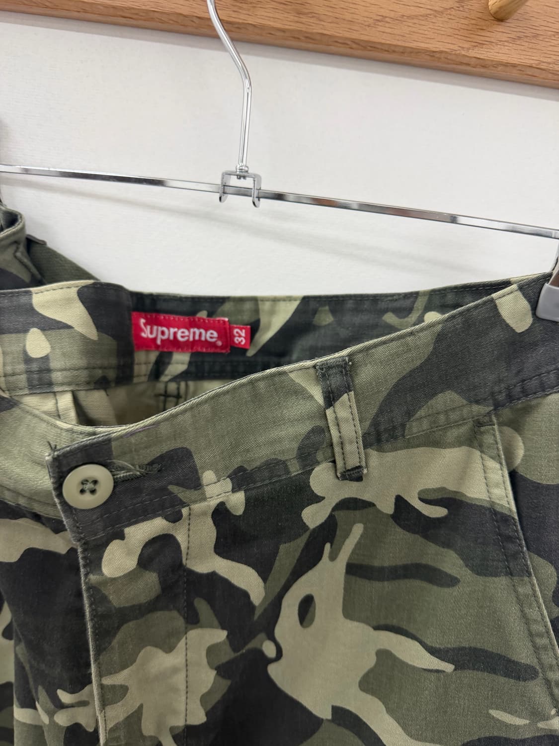 Supreme cargo pants olive camo 상품이미지2