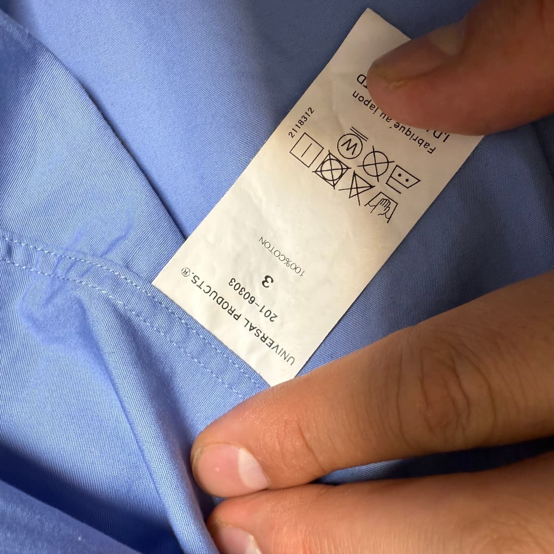 👔 UNIVERSAL PRODUCTS × THOMAS MASON 밴드칼 상품이미지4