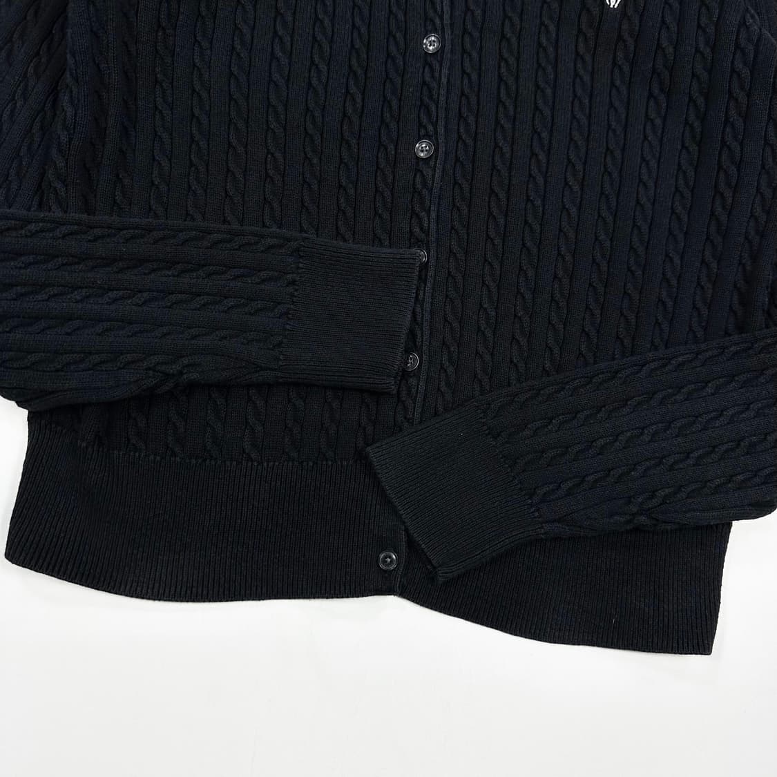 폴로 랄프로렌 포니 걸즈 블랙 가디건 (실측 XS 여성추천) 상품이미지4