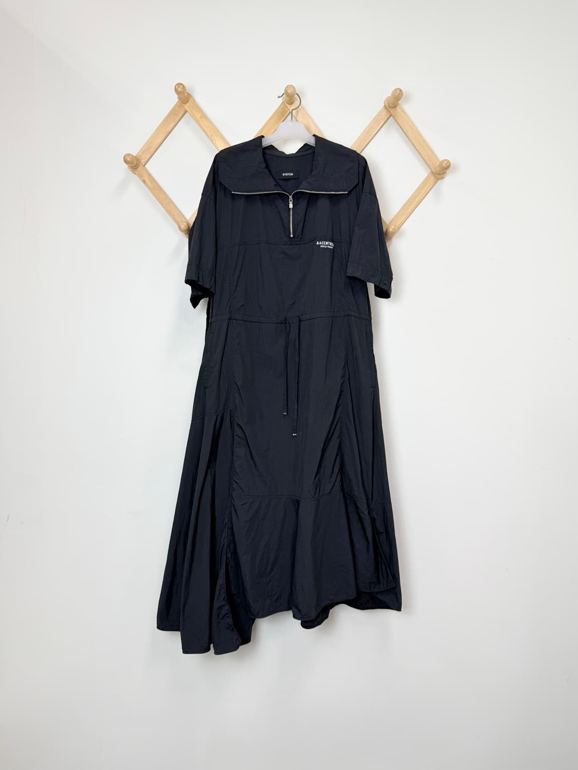 시스템 하프집업 바스락 원피스 22년 상품이미지1