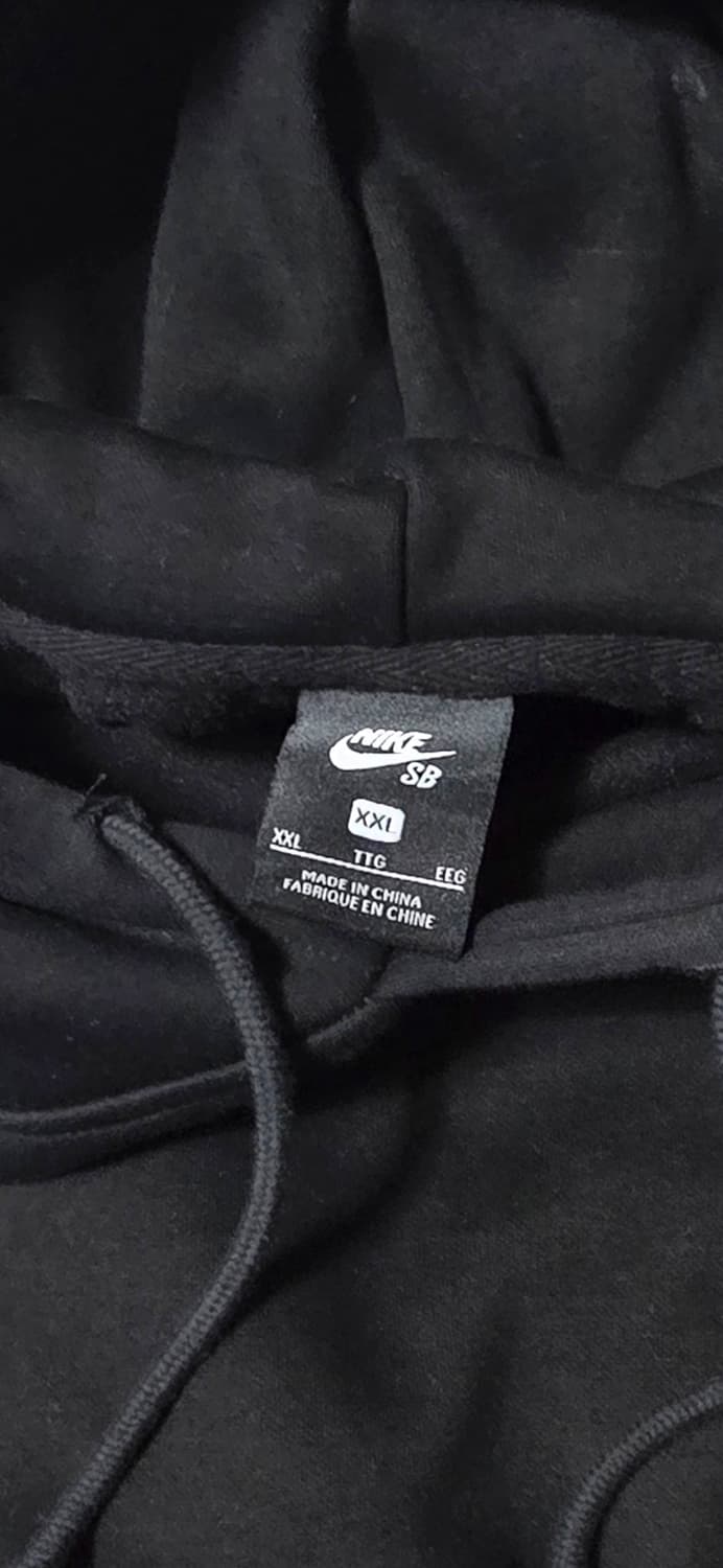 나이키 SB 블랙 후드티 XXL 상품이미지3