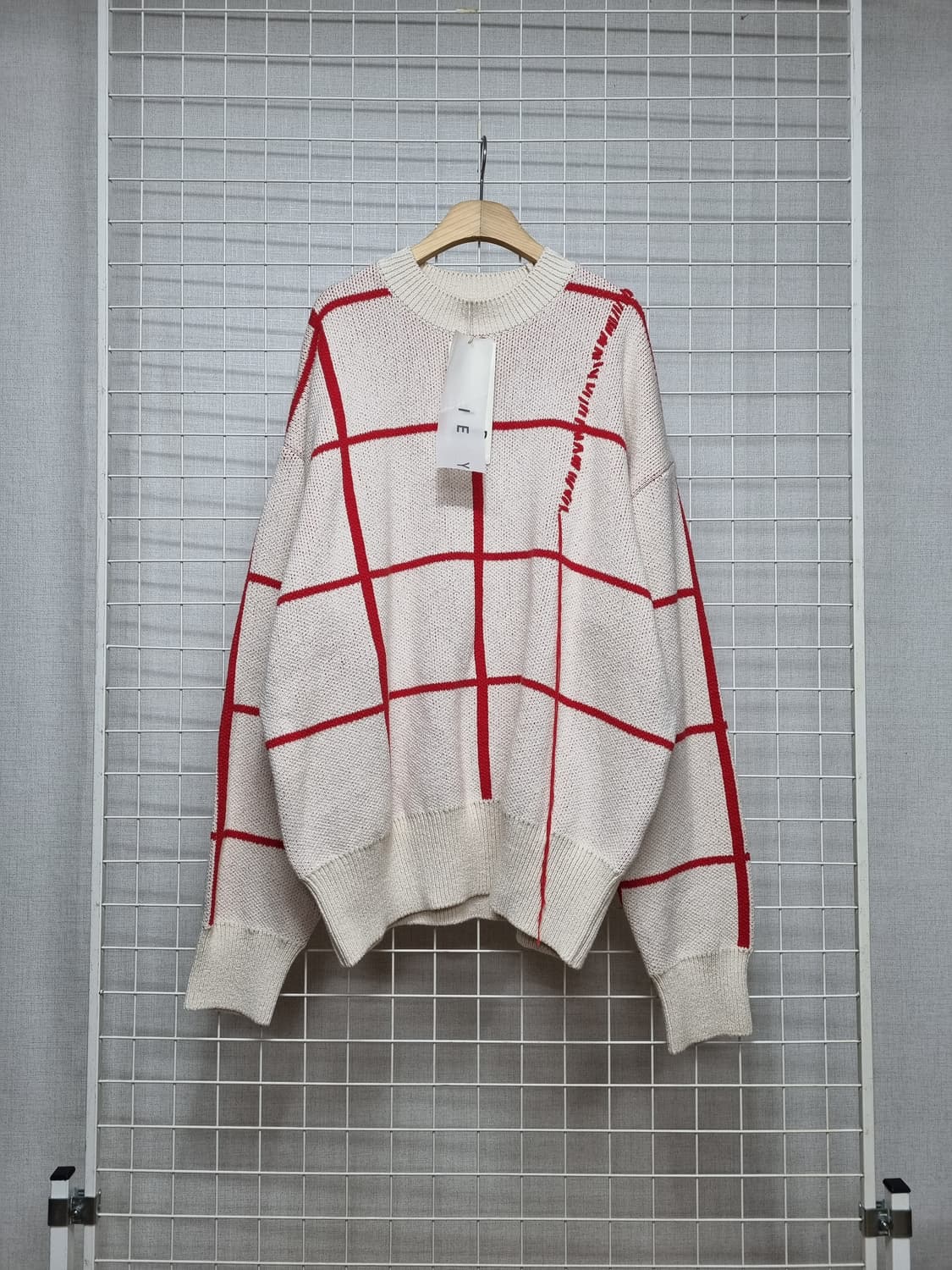 (새상품) IEY 이에이 오버핏 니트 L 상품이미지2