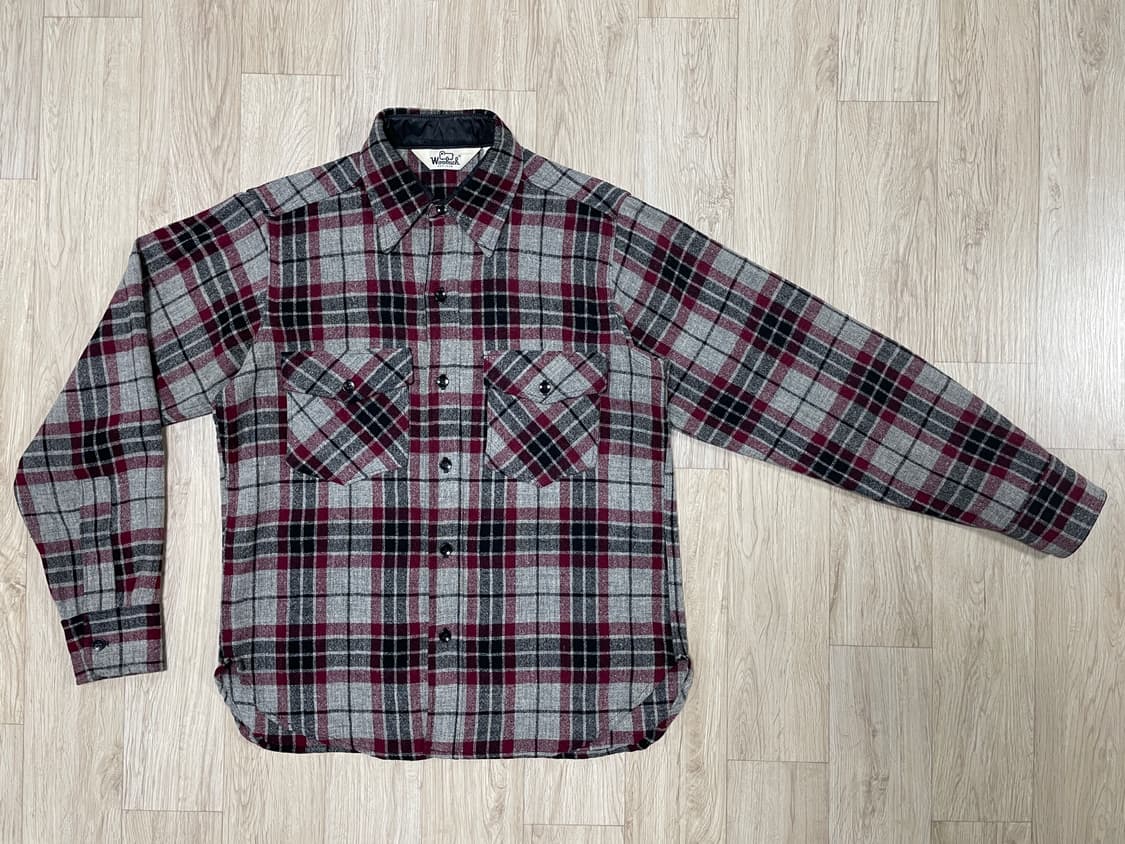 95) 70's 울리치 체크 울 워크셔츠(RRL&LVC&폴로) 상품이미지1