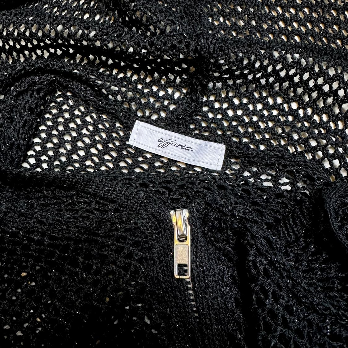 트윙클 메쉬 후드집업 상품이미지3