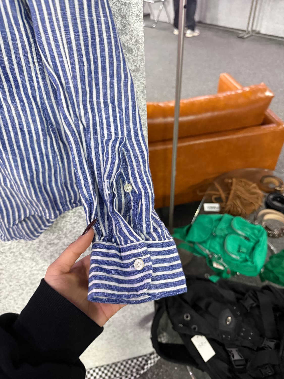 랄프로렌 클래식핏 스트라이프 셔츠 B4357 상품이미지4