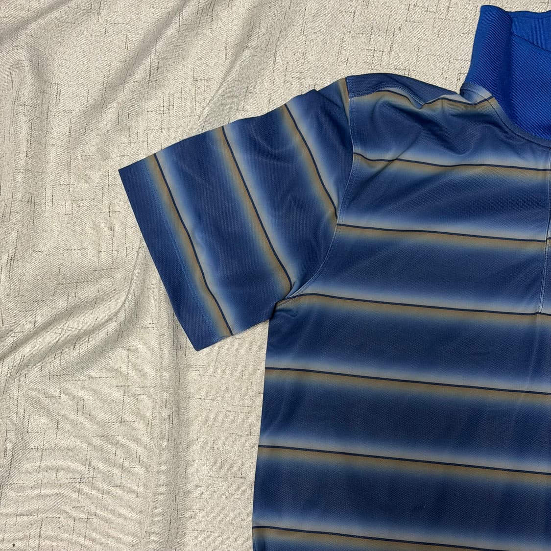 나이키 골프 L 드라이핏 파란색 카라티 상품이미지3