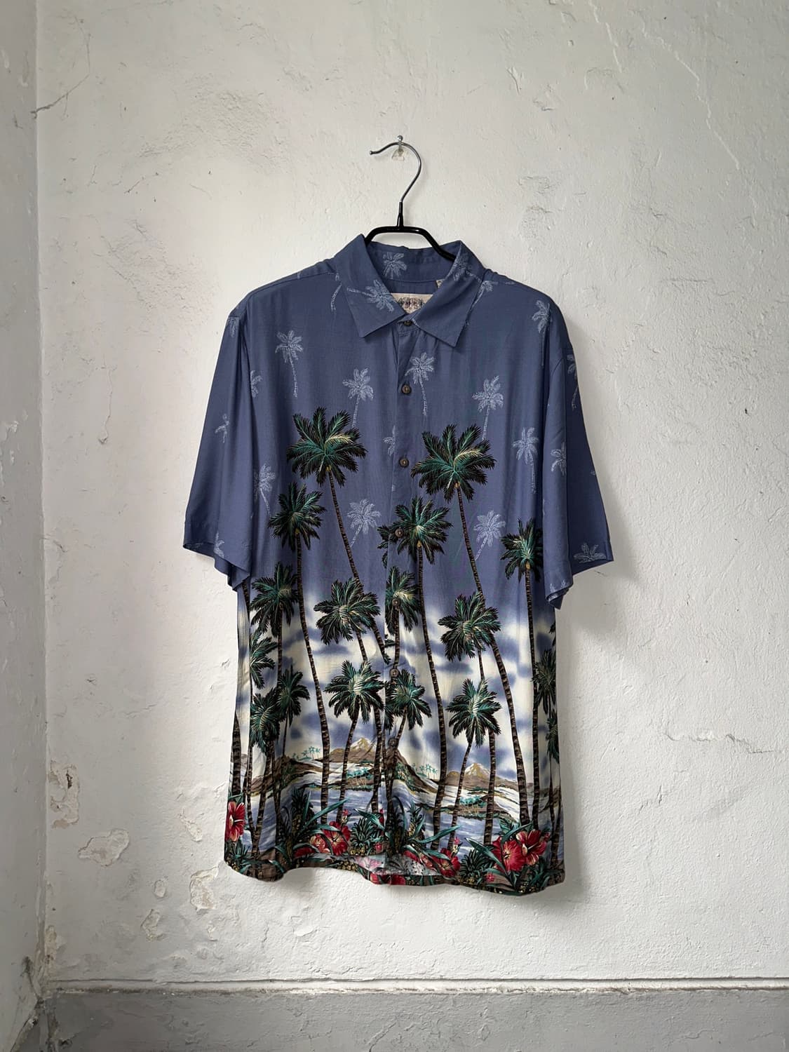Campia moda 90s 하와이안 블루 셔츠 상품이미지1