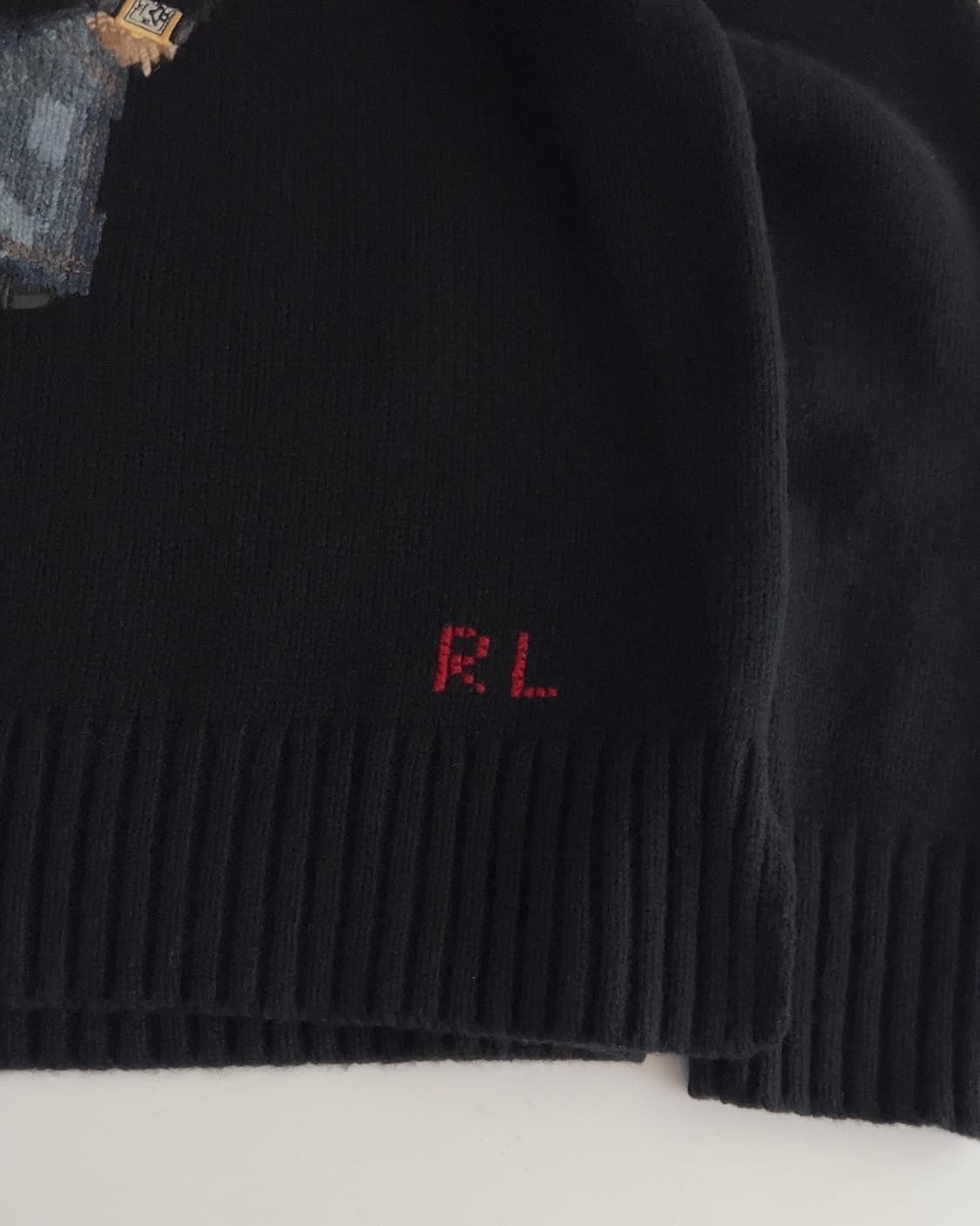 폴로 랄프로렌 턱시도 베어 울 니트 L 상품이미지6